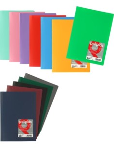 C 20 CARPETA Fº 30 FUNDAS SOLDADAS OPACAS POLIPLAS SURTIDOS